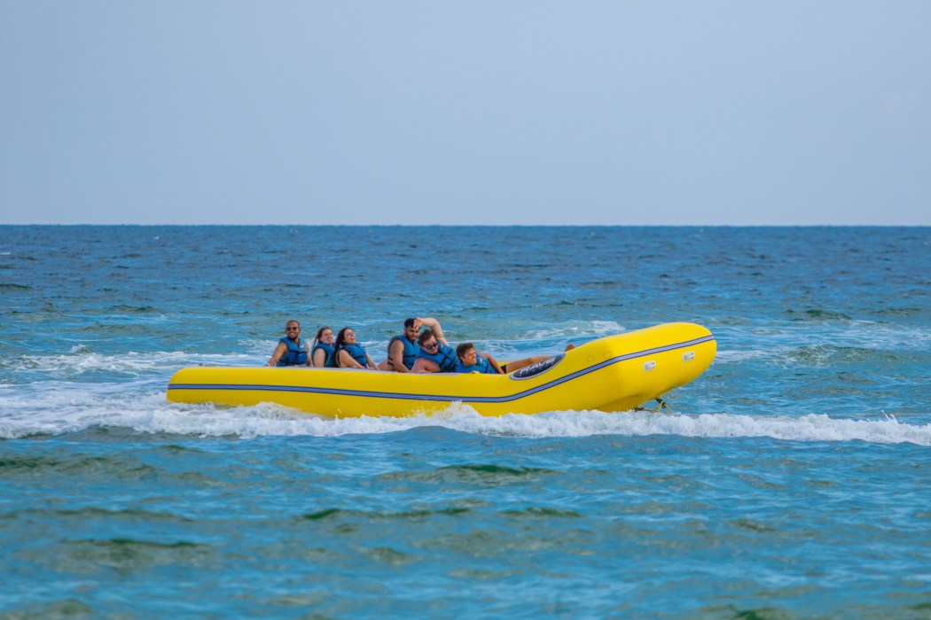 Gulf Coast Banana Boat Rides | Blue Sky Parasail and Watersports